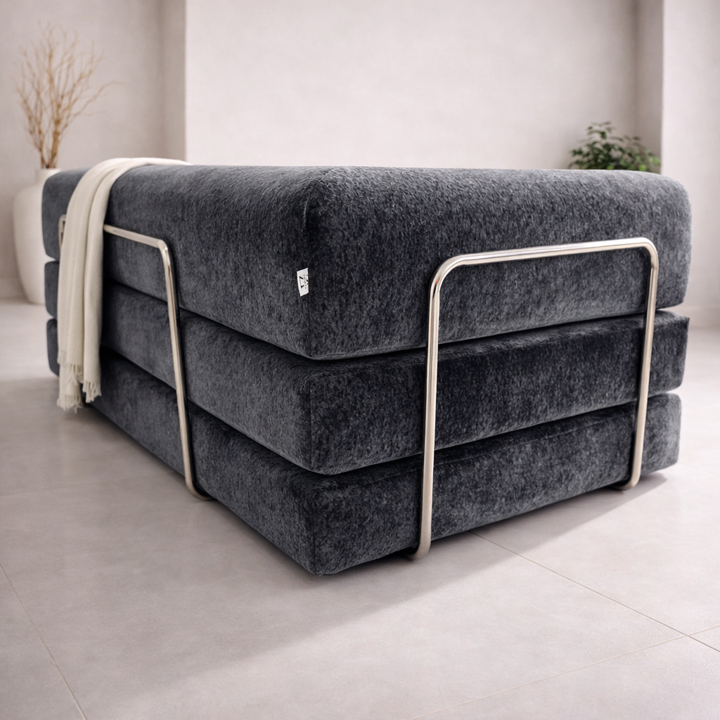 Canapé VELORA – Bouclé premium, modulable et compact