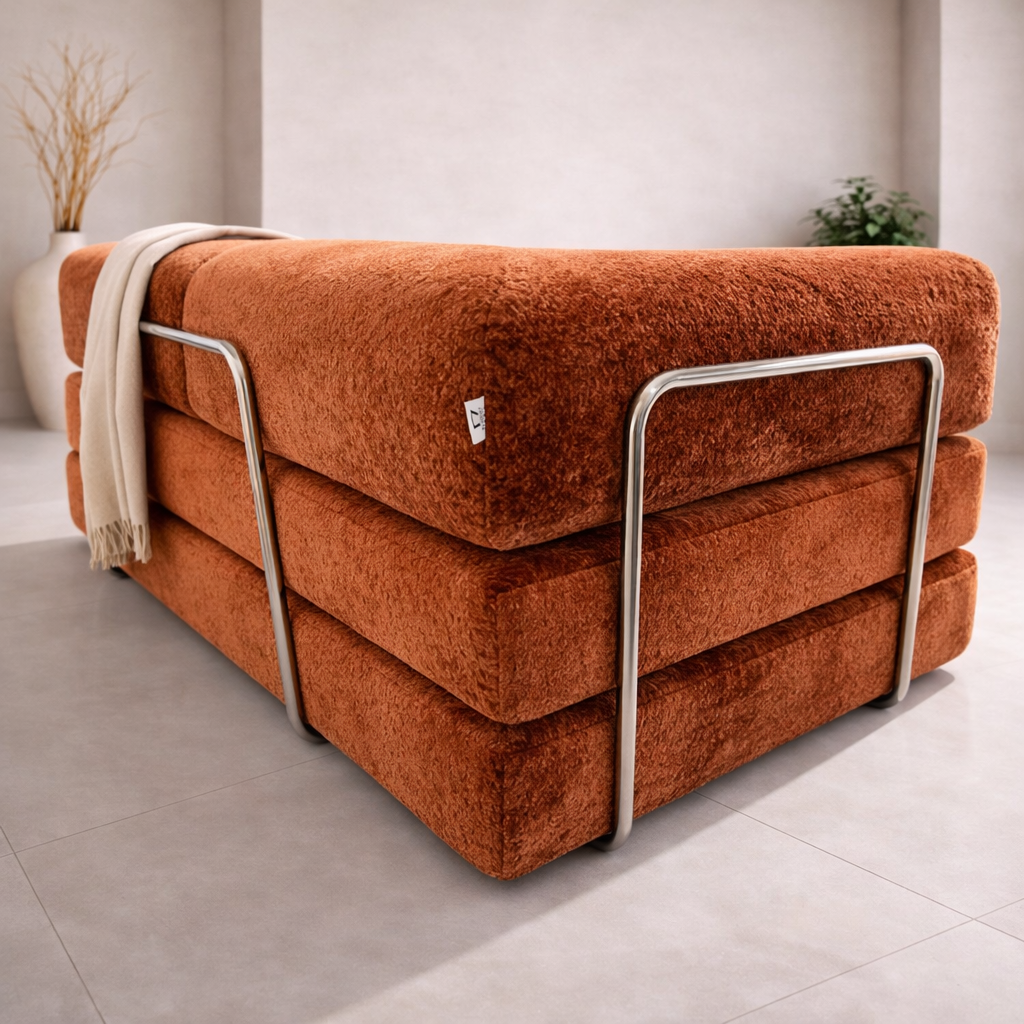 Canapé VELORA – Bouclé premium, modulable et compact